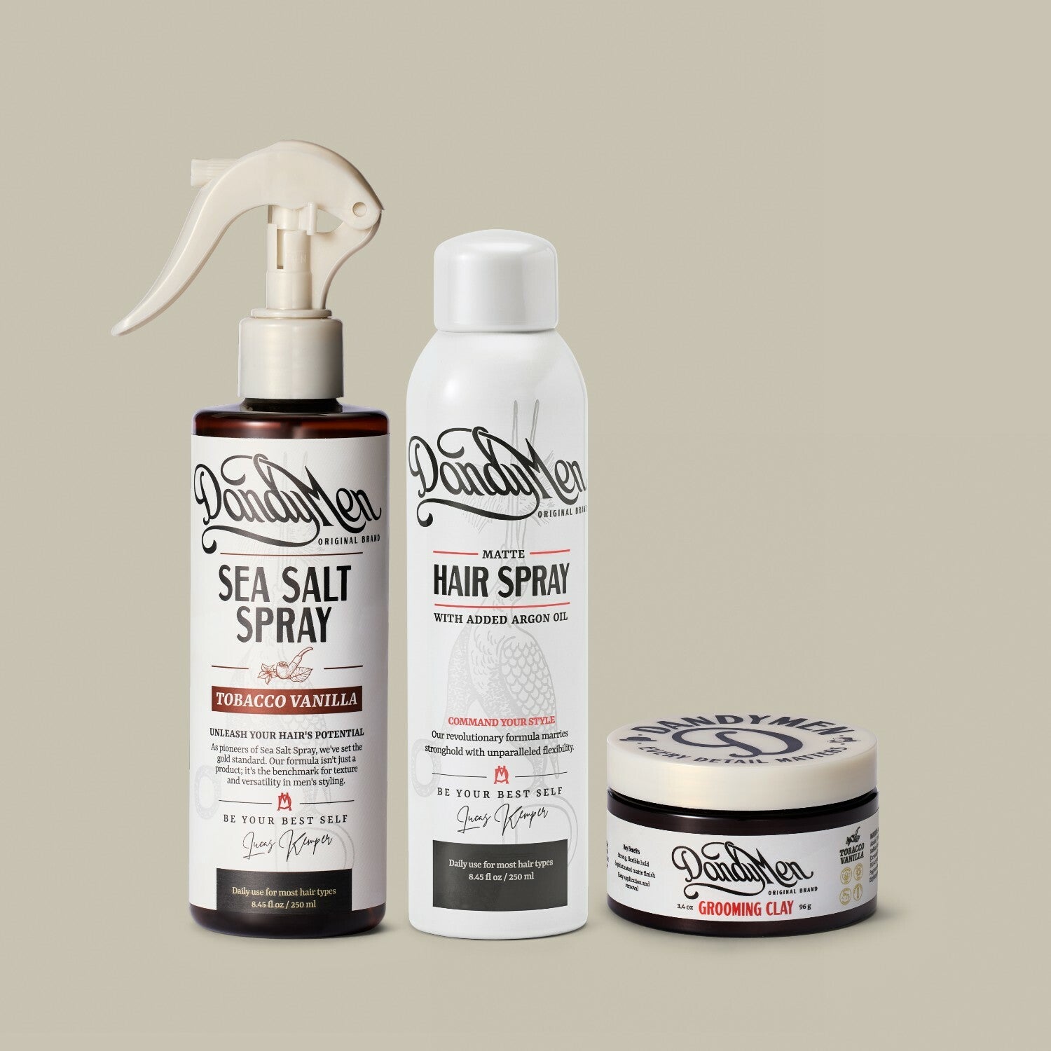 Grooming Clay Styling Kit – DandyMen Co.