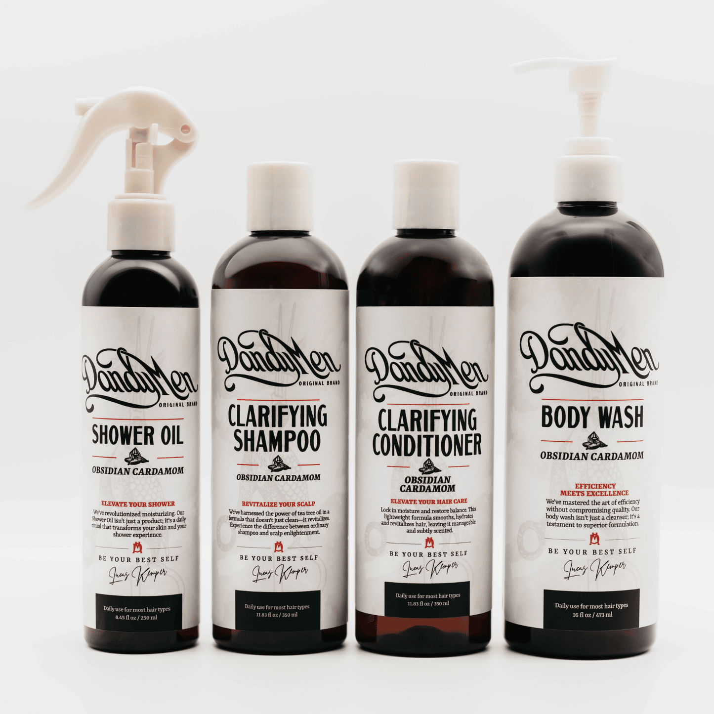 Refresh & Revitalize Shower Kit - Obsidian Cardamom