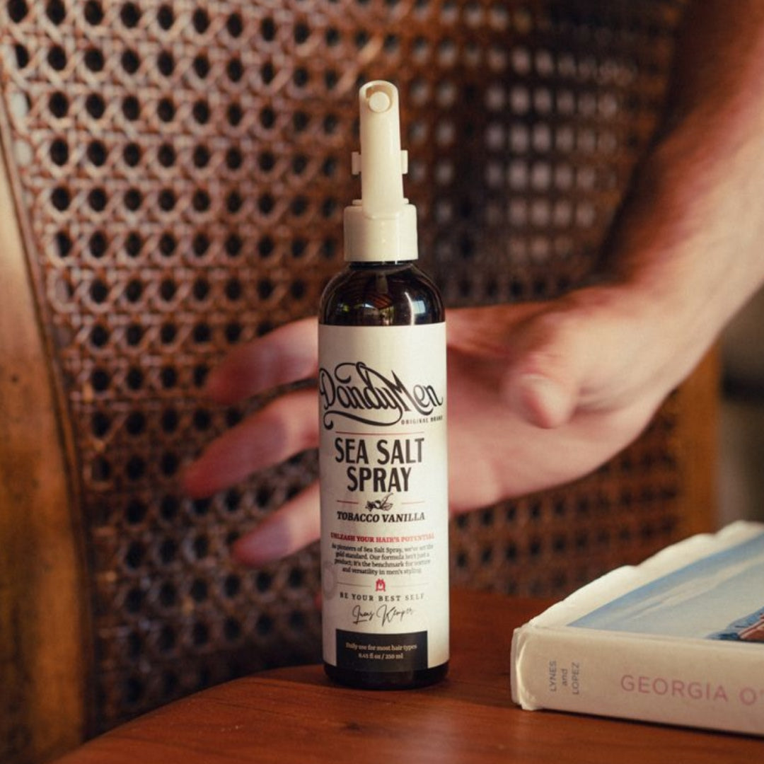 dandymen sea salt spray tobacco vanilla Texturizing Sea Salt Spray