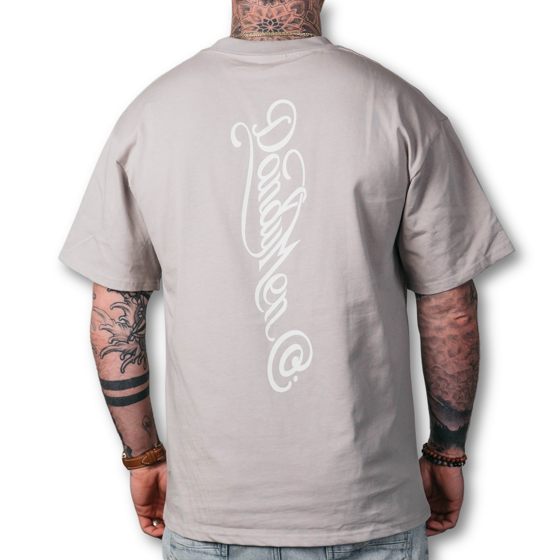 DM Oversized Tee Back Stone